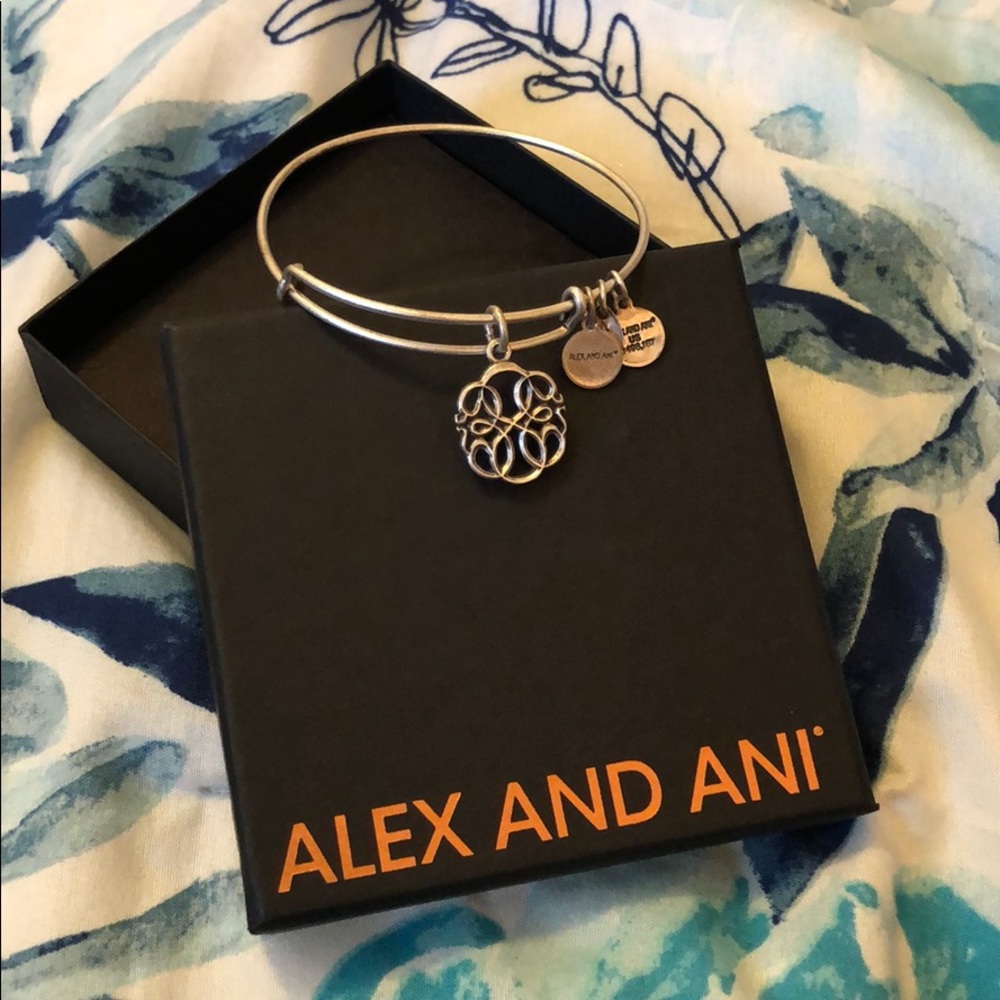 Alex and Ani Silver Bangle Bracelet
